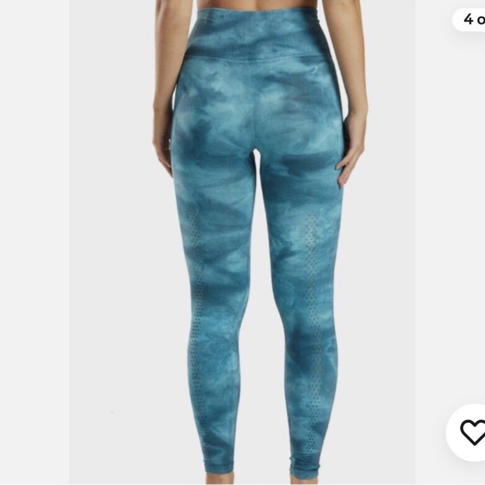 FREE PEOPLE | ✨NEW✨ High-Rise 7/8 Length Good Karma Leggings in Blue Peacock - Picture 4 of 5
